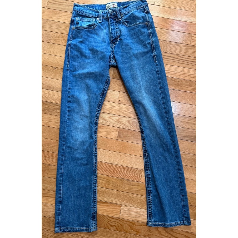 Wrangler 20X No 42 Mens Slim Fit Jeans 29x30 Medium Wash Stretch Denim